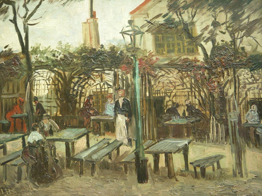 Gartenlokal La Guinguette von Vincent Van Gogh